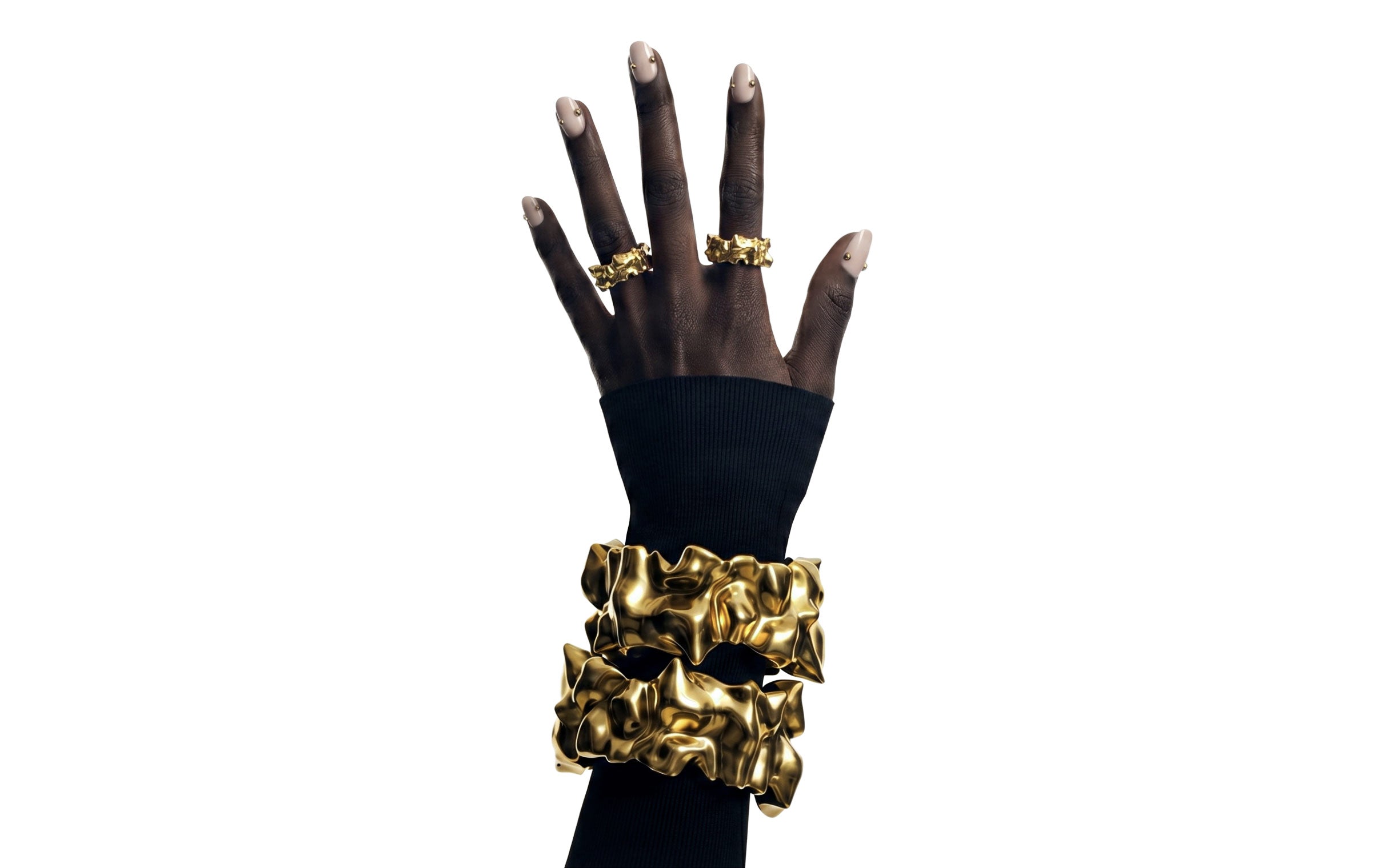 Crater Bracelet Gold