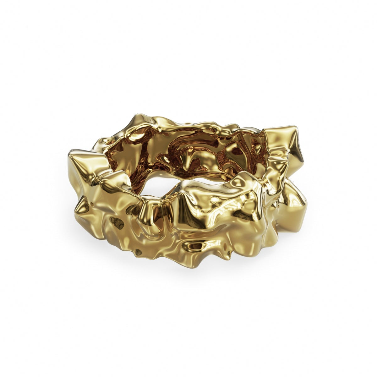 Crater Bracelet Gold